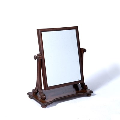 Lot 81 - Mahogany Gillows style dressing table mirror...