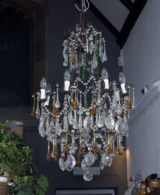 Lot 98 - Florentine style chandelier Italian, circa...