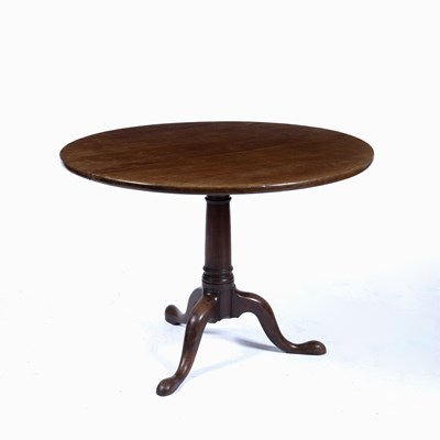 Lot 113 - Large mahogany tripod table 19th Century, with...