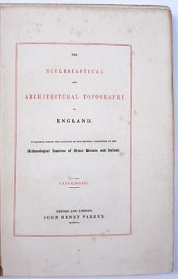 Lot 641 - Oxford interest 6 Vols. vis:-   Architectural...