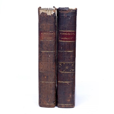 Lot 647 - Robertson (William) The History of America. 2...