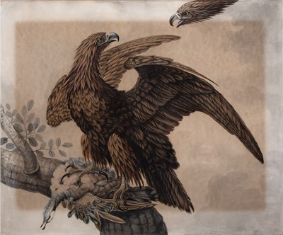 Lot 59 - Sarah Stone (c. 1760-1844) Golden Eagle with...