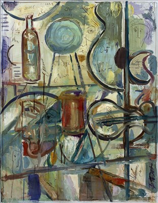 Lot 190 - Thomas O'Donnell (1944-) Still life study, oil...