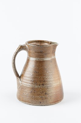Lot 608 - Sarah Walton (b.1945) Coffee pot salt glaze...
