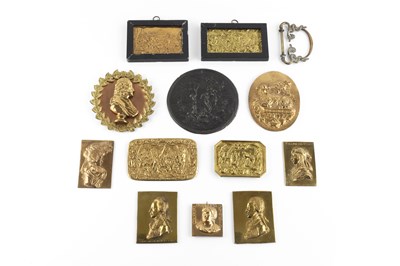 Lot 138 - A collection of 19th century bronze,...