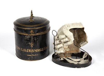 Lot 38 - A Victorian judge's wig, by Ede & Son, London,...