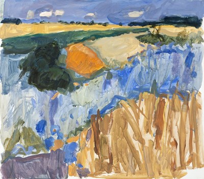 Lot 248 - Sheila Macmillan (1928-2018) Chicory Fields,...