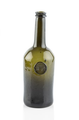 Lot 71 - A sealed wine bottle, cylinder, seal stamped W....