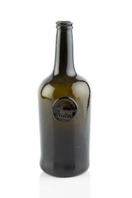 Lot 74 - A sealed wine bottle, cylinder, seal stamped...