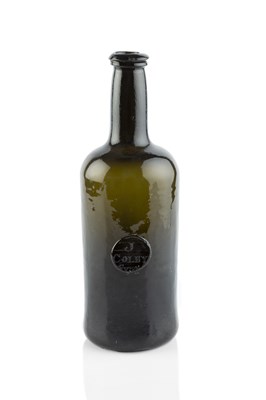 Lot 80 - A sealed wine bottle, cylinder, seal stamped J...