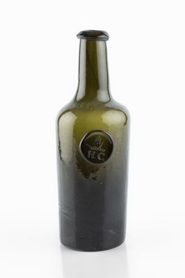 Lot 93 - A sealed wine bottle, cylinder, seal stamped...