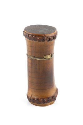 Lot 177 - A Dunhill bamboo lighter, the sectional bamboo...