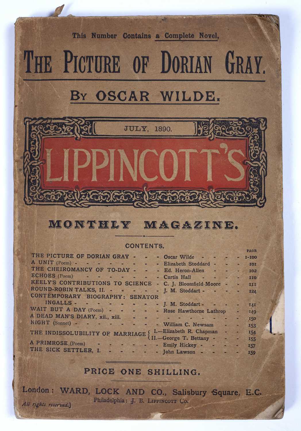 Lot 416 - Wilde (Oscar) Irish Poet (1854-1900) 'The...