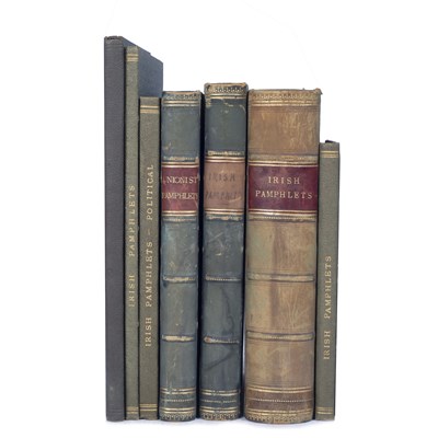 Lot 428 - Irish Pamphlets (1850-1900) 7 vols. bound by...