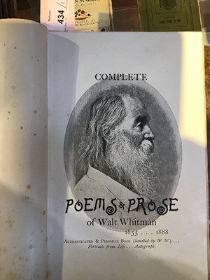 Lot 434 - Whitman (Walter 'Walt') American Poet and...