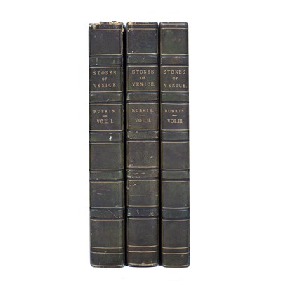 Lot 468 - Ruskin (John) 'The Stones of Venice', 1st Ed....