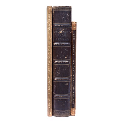 Lot 472 - Ruskin (John) 'The Mystery of Life and It's...