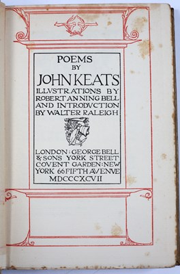 Lot 498 - Keats (John) 'Poems' with Illustrations by...