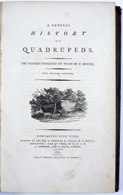 Lot 506 - Bewick (Thomas) 'A General History of...