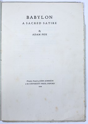 Lot 522 - Private Press titles vis:- 1. Cupid Press....