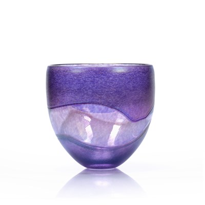 Lot 402 - Robert Held (Contemporary) studio glass purple...