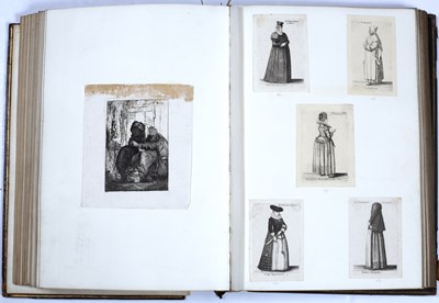 Lot 527 - A large 19th century Folio album containing a...