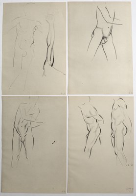 Lot 48 - Eric Gill (1882-1940) Two pairs of male nudes...