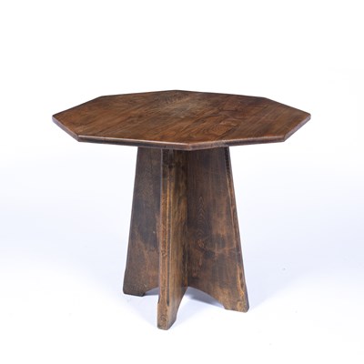 Lot 6 - Wylie and Lochhead Ltd elm table, with...