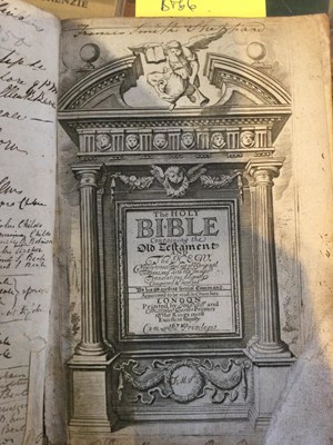 Lot 534 - A King James Bible. John Bill and Christopher...