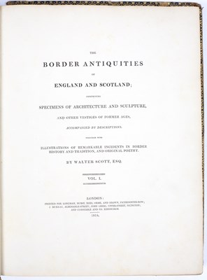 Lot 674 - Scott (Sir Walter) 'The Border Antiquities of...