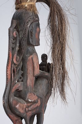 Lot 311 - Oceanic art interest, a magic staff, Batak...