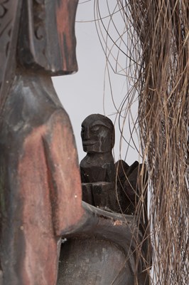 Lot 311 - Oceanic art interest, a magic staff, Batak...