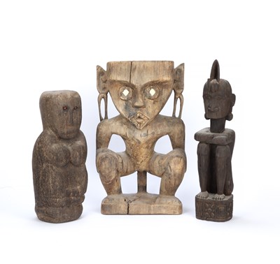 Lot 325 - Tribal interest, Dayak Hampatong Borneo carved...