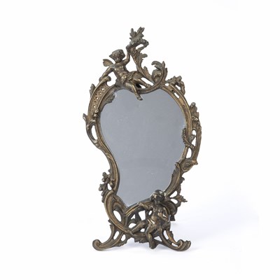 Lot 220 - A late 19th century French bronze easel table...