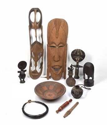 Lot 335 - A quantity of tribal related items, including...