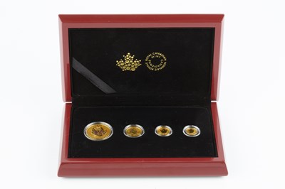 Lot 241 - An Elizabeth II Canada gold coin set,...