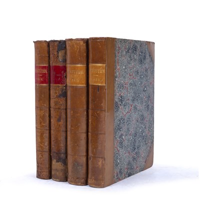 Lot 587 - General Statutes - 1865-1868. 4 Vols. Half...