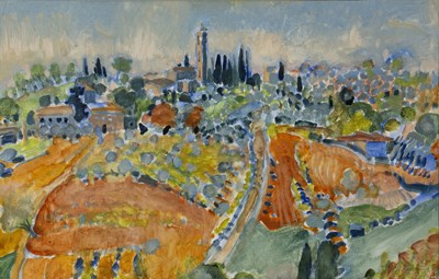 Lot 328 - Isobel Johnstone (b.1944) Tavernelle, Tuscany...