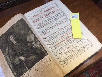 Lot 689 - Chauncy (Sir Henry) (1632-1719) English...