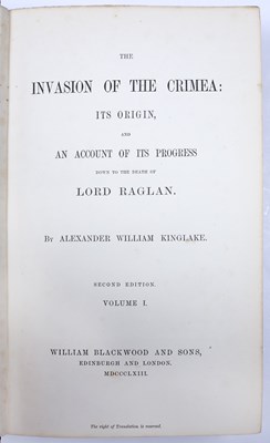 Lot 678 - Kinglake (Alexander, William). ‘The Invasion...