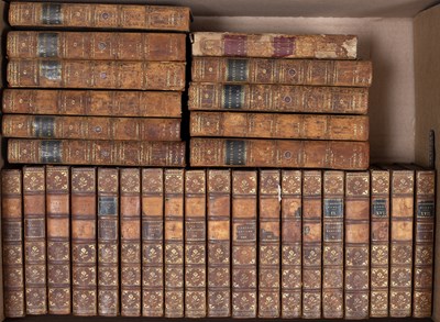 Lot 682 - A collection of c60 Antiquarian leather bound...