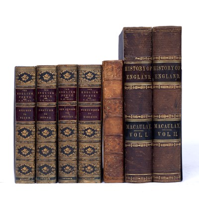 Lot 651 - Ward (T.H.) 'The English Poets'. 4 vols. Blue...