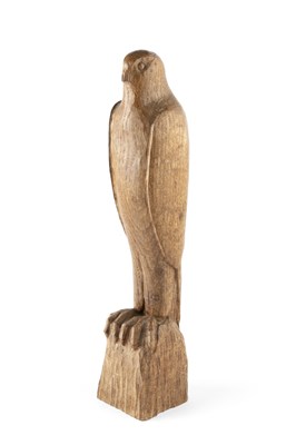 Lot 718 - Arts & Crafts Sculpture of a bird, 1967 carved...