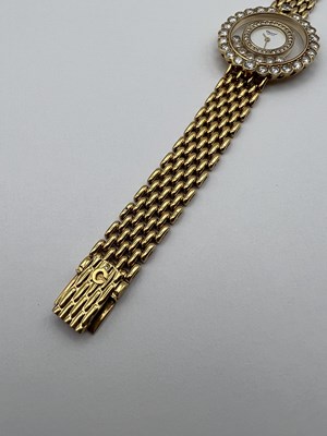 Lot 230 - A lady's 18ct gold 'Happy Diamonds' bracelet...