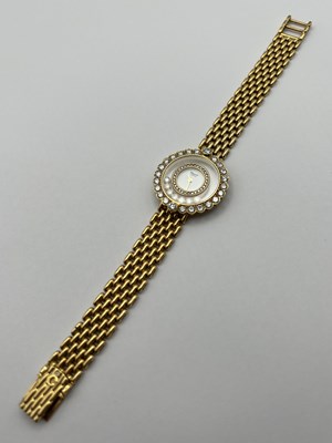 Lot 230 - A lady's 18ct gold 'Happy Diamonds' bracelet...