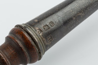 Lot 462 - A George III silver toasting fork, with turned...