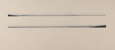 Lot 216 - John Loker (b.1938) 'Two horizons' screenprint,...