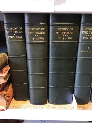 Lot 760 - The History of the Times 1785-1981. 16 vols....