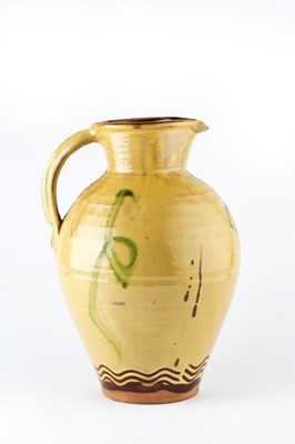 Lot 551 - Clive Bowen (b.1943) Large jug slipware 37cm...