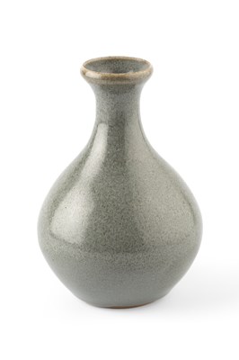 Lot 574 - Svend Bayer (b.1946) Bottle vase mottled blue...